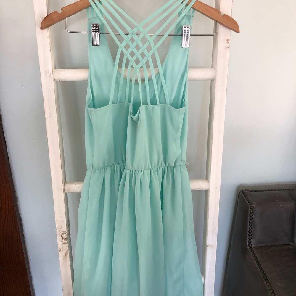Mint Strappy Dress